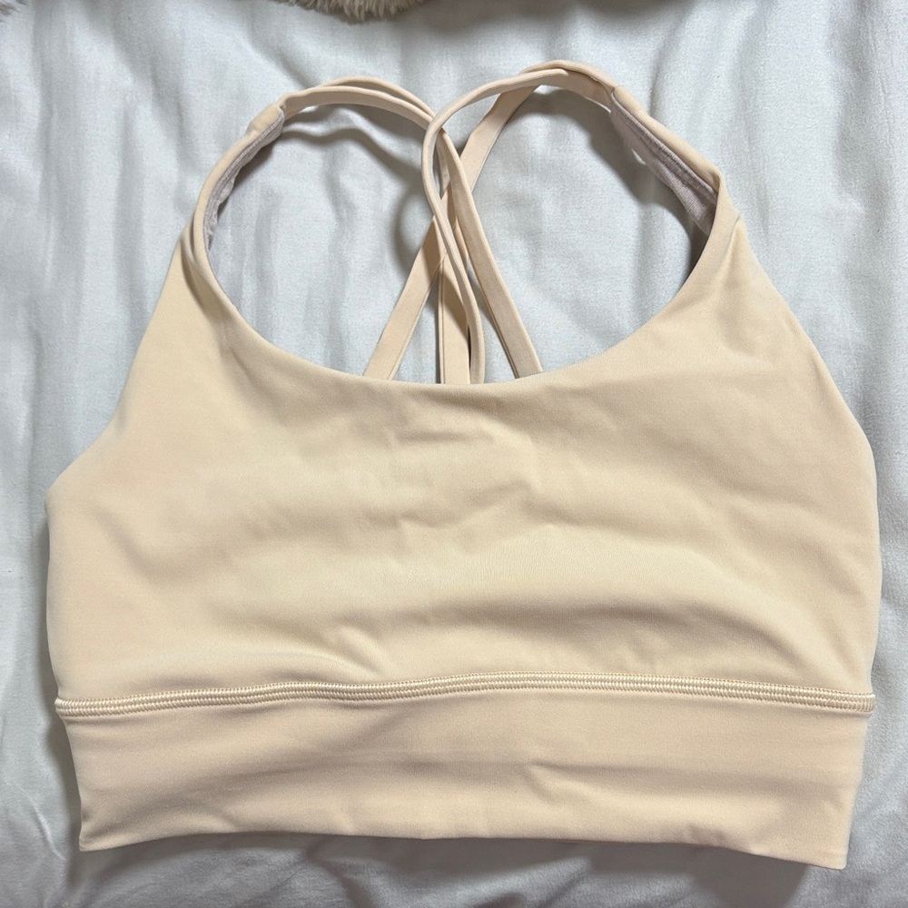 Lululemon Athletica Beige Strappy Sports Bra